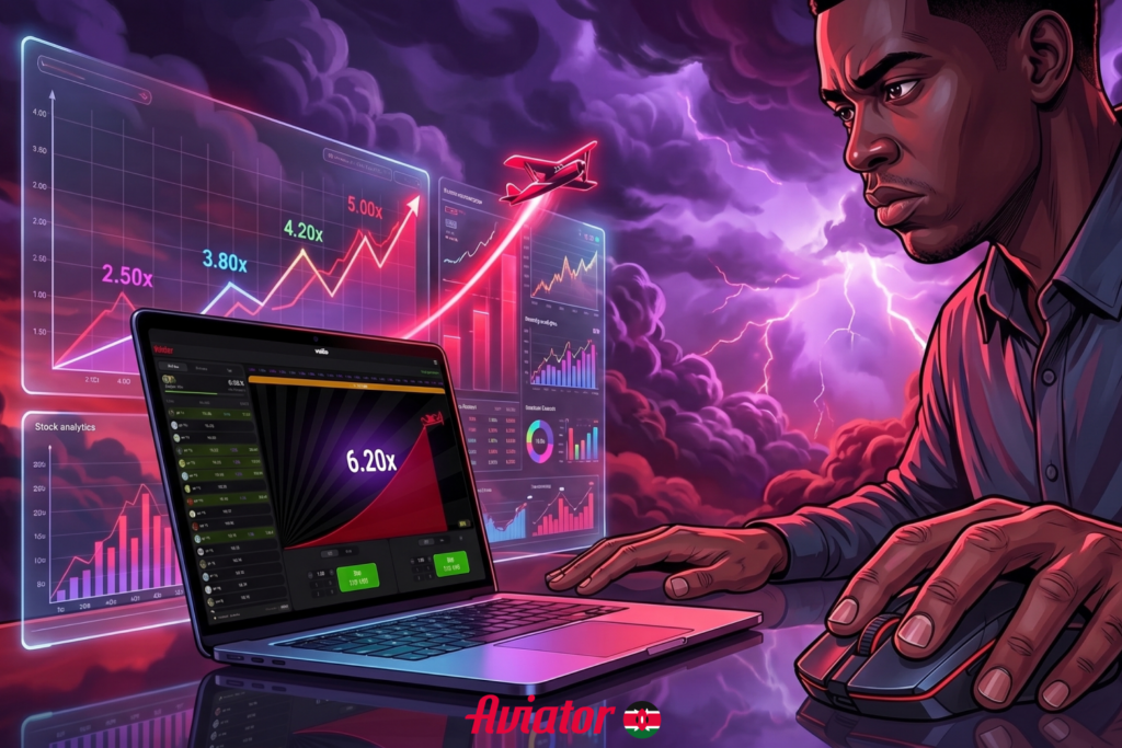 Aviator Spribe in Kenya is a quick crash game in which you wager on a red aircraft as it ascends and the multiplier rises from 1.00x and higher